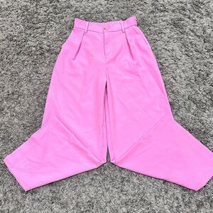 3/$15 Bubblegum Pink High Waist Trousers Barbie Girly Y2K